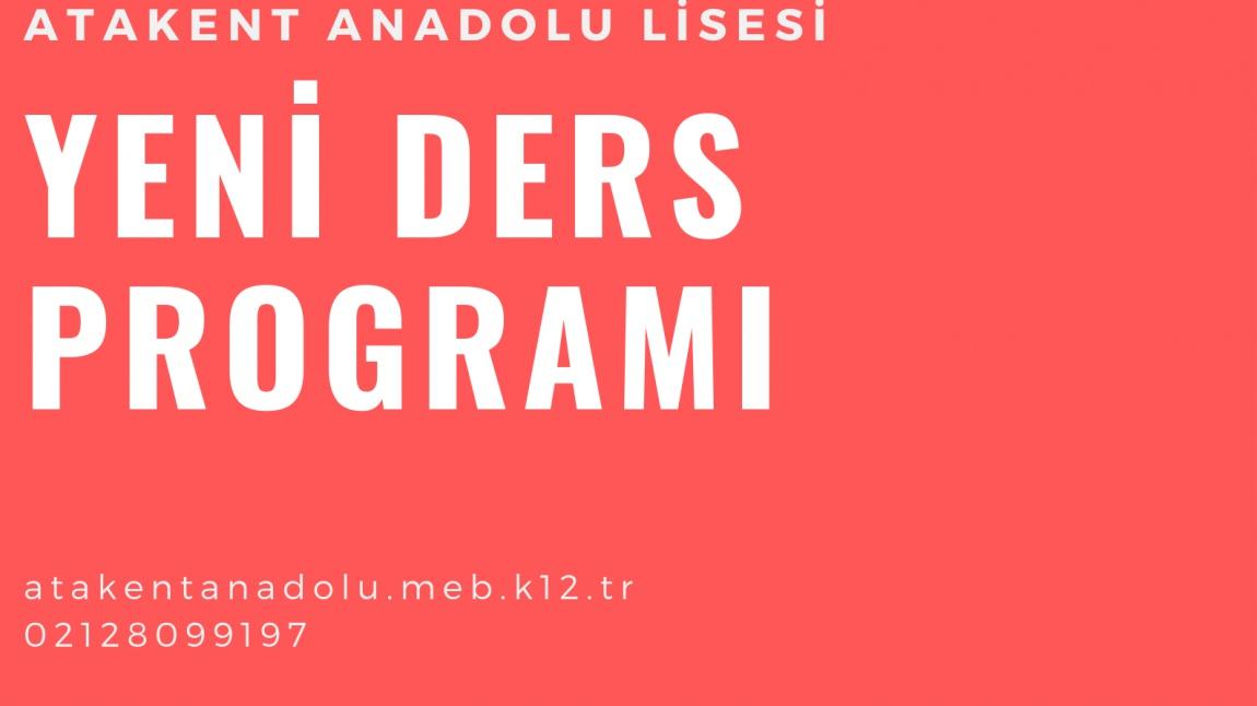 YENİ DERS PROGRAMI